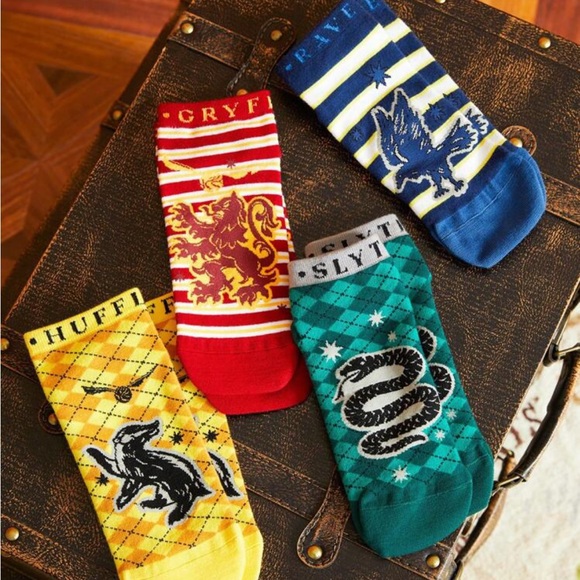 HARRY POTTER X Rebellious Rose 4pairs Animal Pattern Creative Ankle Socks - Picture 7 of 7